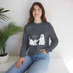 Ghost Dog 'Boop' Crewneck Sweatshirt | Cute Halloween Puppy Design
