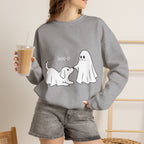Ghost Dog 'Boop' Crewneck Sweatshirt | Cute Halloween Puppy Design