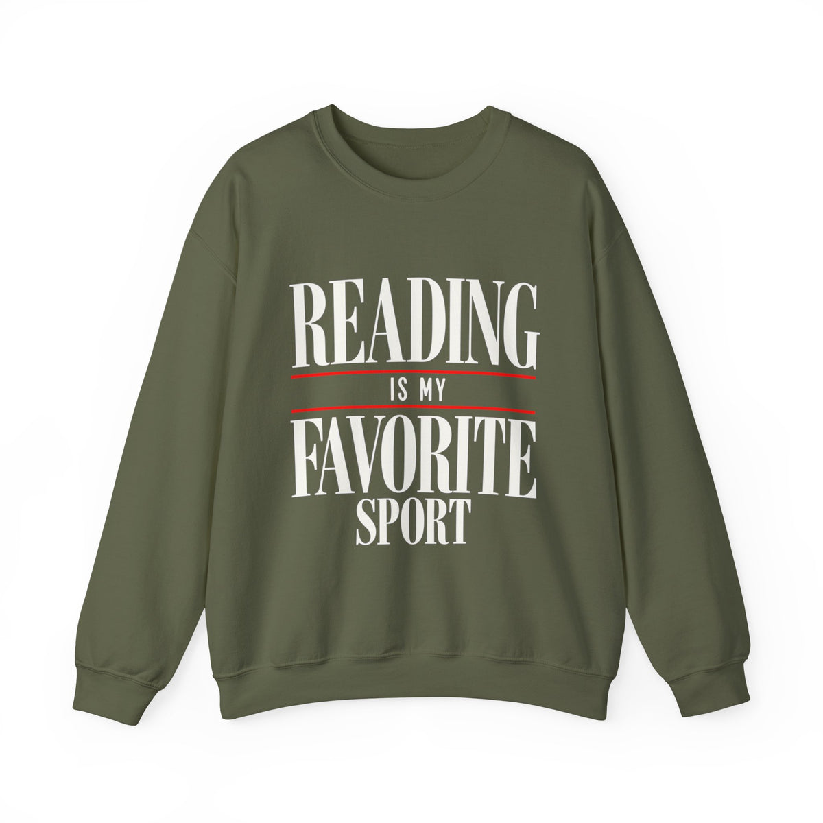 Reading is My Favorite Sport Sweatshirt | Book Lover Pullover