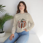 Book Stack Pumpkin Sweatshirt | Autumn Reading Fall Decor