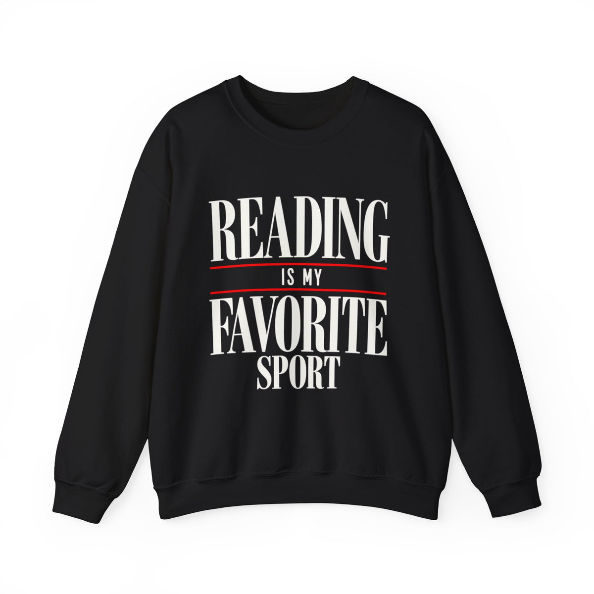 Reading is My Favorite Sport Sweatshirt | Book Lover Pullover