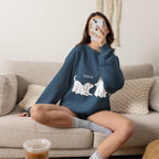 Ghost Dog 'Boop' Crewneck Sweatshirt | Cute Halloween Puppy Design
