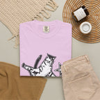 Vintage Y2K Skateboard Cat Shirt 90s aesthetic vintage kitten tee, mori kei top, rockstar gf aesthetic, retro grunge coquette skater