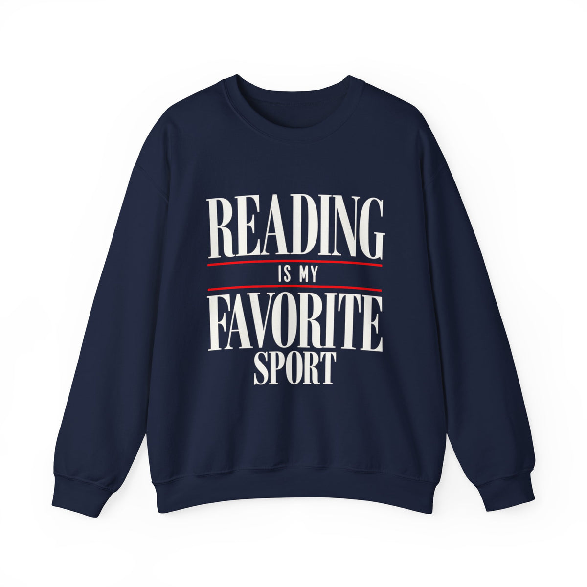 Reading is My Favorite Sport Sweatshirt | Book Lover Pullover
