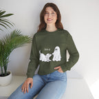 Ghost Dog 'Boop' Crewneck Sweatshirt | Cute Halloween Puppy Design