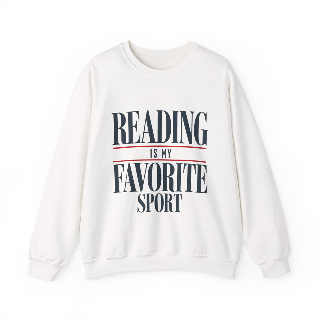 Reading is My Favorite Sport Sweatshirt | Book Lover Pullover
