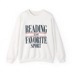 Reading is My Favorite Sport Sweatshirt | Book Lover Pullover