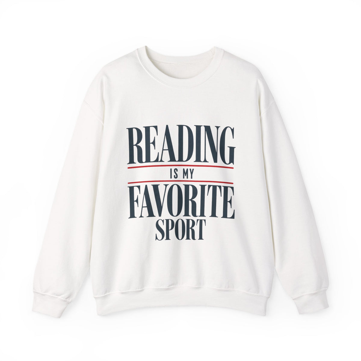 Reading is My Favorite Sport Sweatshirt | Book Lover Pullover