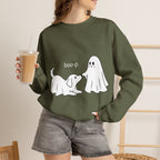 Ghost Dog 'Boop' Crewneck Sweatshirt | Cute Halloween Puppy Design