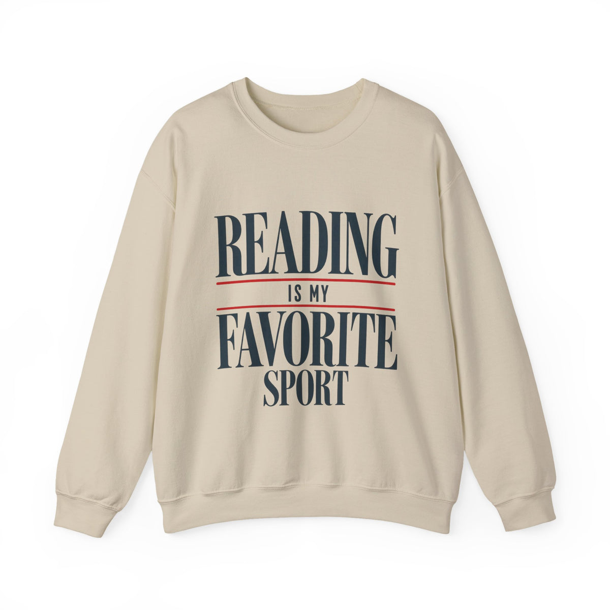 Reading is My Favorite Sport Sweatshirt | Book Lover Pullover