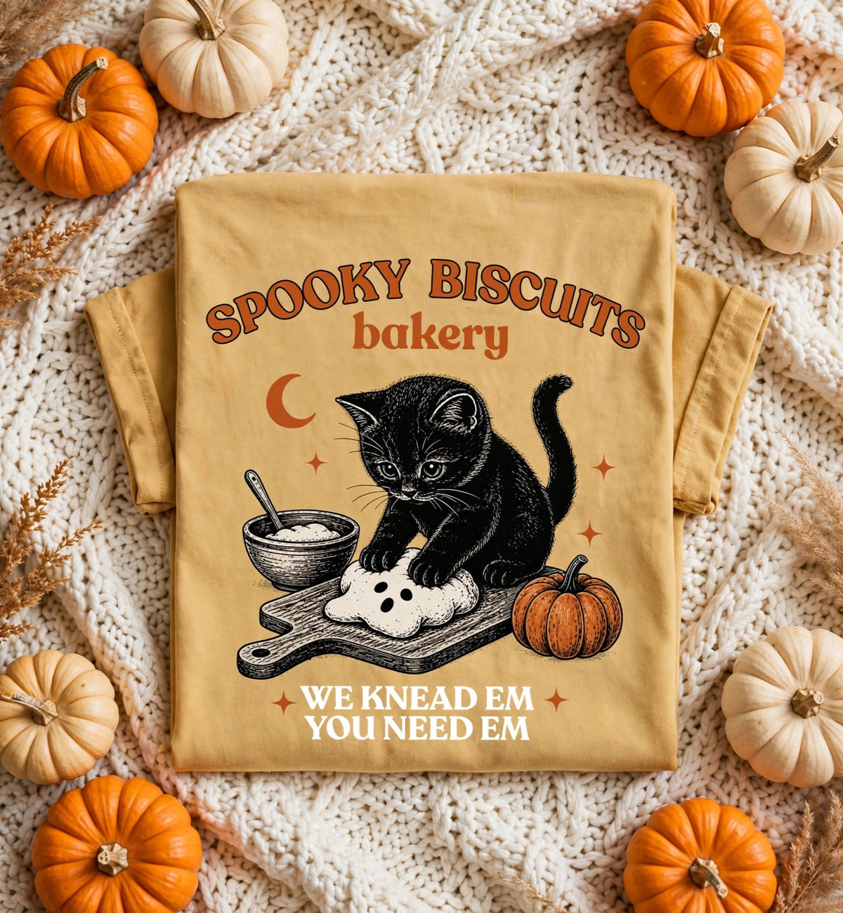 Kitty Biscuits Halloween T-Shirt