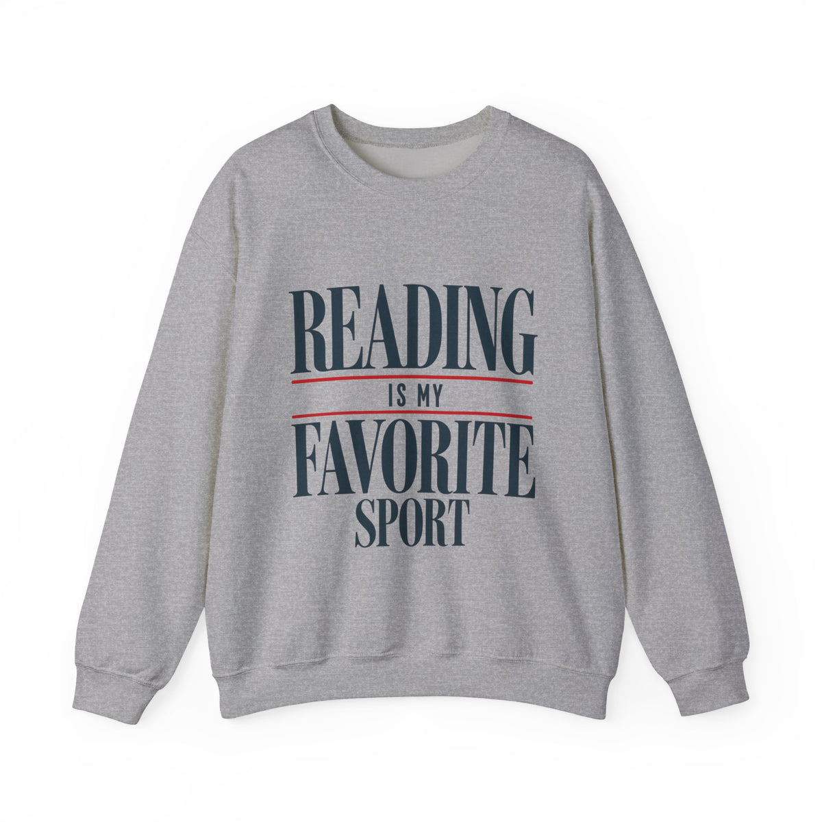 Reading is My Favorite Sport Sweatshirt | Book Lover Pullover