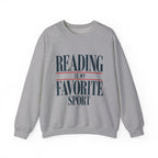 Reading is My Favorite Sport Sweatshirt | Book Lover Pullover