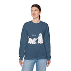 Ghost Dog 'Boop' Crewneck Sweatshirt | Cute Halloween Puppy Design
