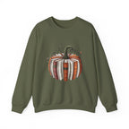 Book Stack Pumpkin Sweatshirt | Autumn Reading Fall Decor