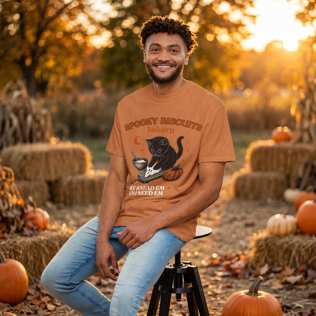 Kitty Biscuits Halloween T-Shirt