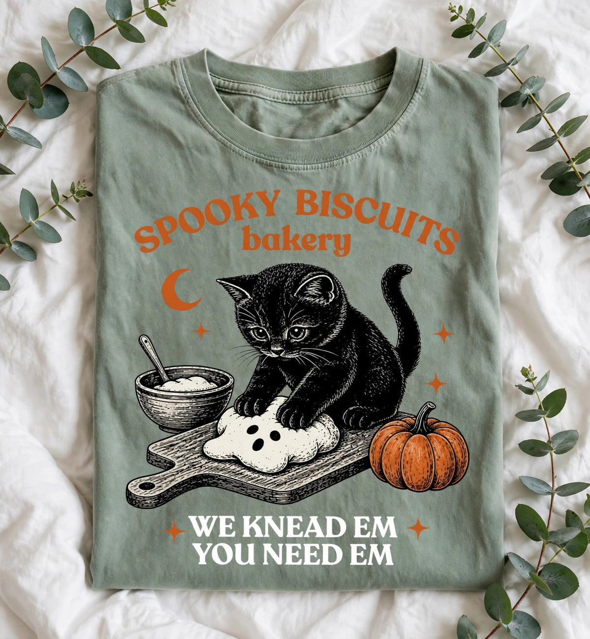 Kitty Biscuits Halloween T-Shirt