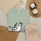 Vintage Y2K Skateboard Cat Shirt 90s aesthetic vintage kitten tee, mori kei top, rockstar gf aesthetic, retro grunge coquette skater
