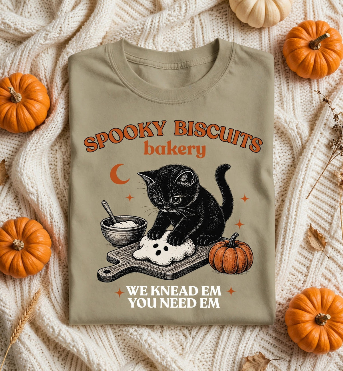 Kitty Biscuits Halloween T-Shirt