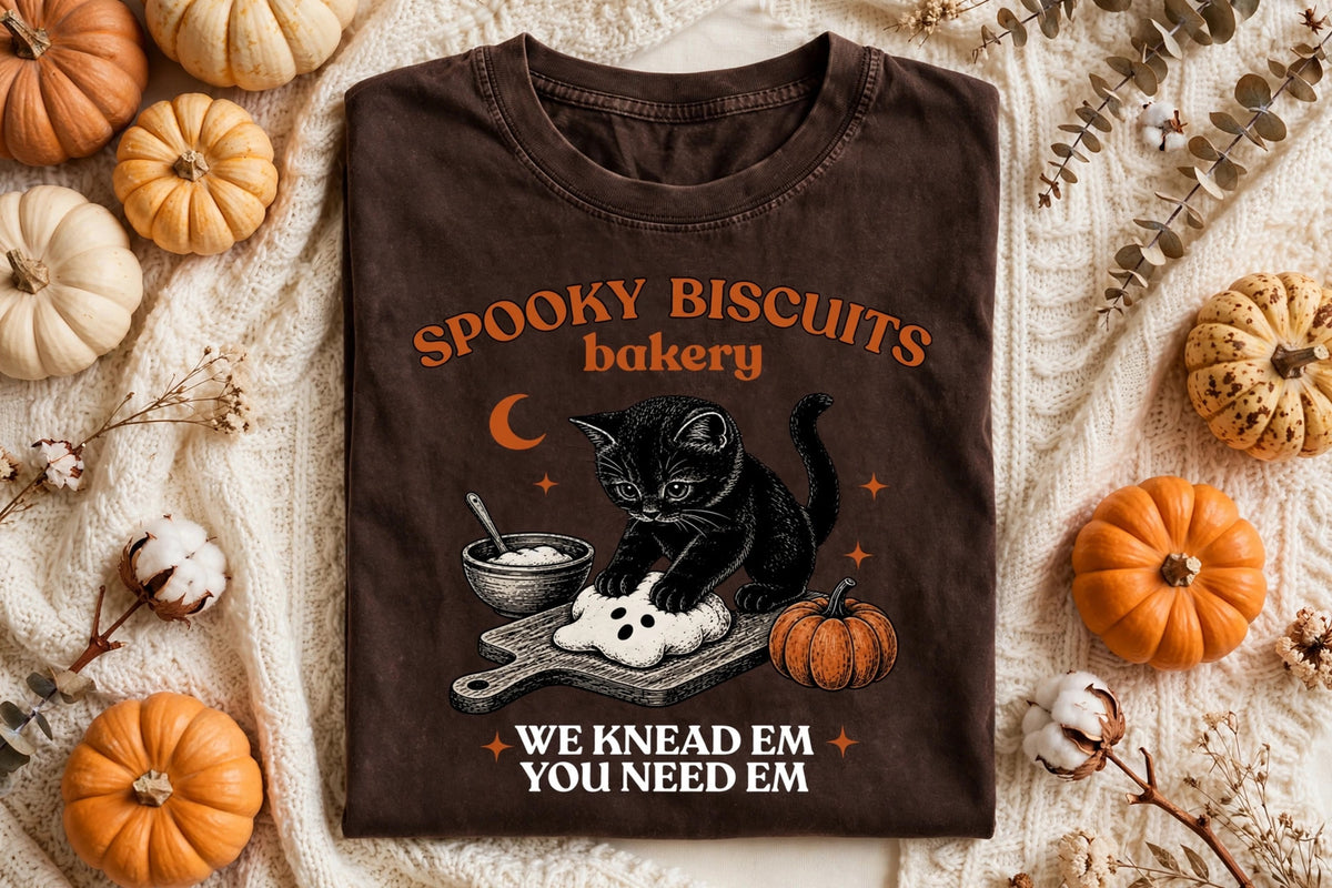 Kitty Biscuits Halloween T-Shirt